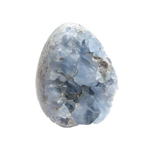 Celestite Rough Cluster Druzy Geode Wt: 50-70g